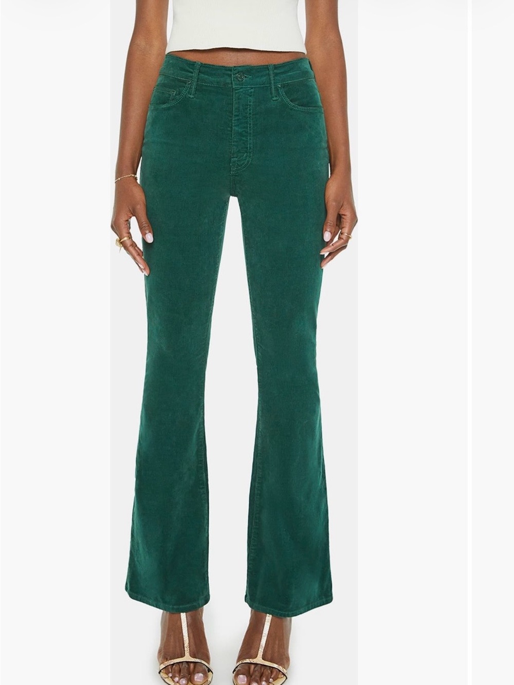 Mother Denim Women’s The Weekend Flare Corduroy Pants